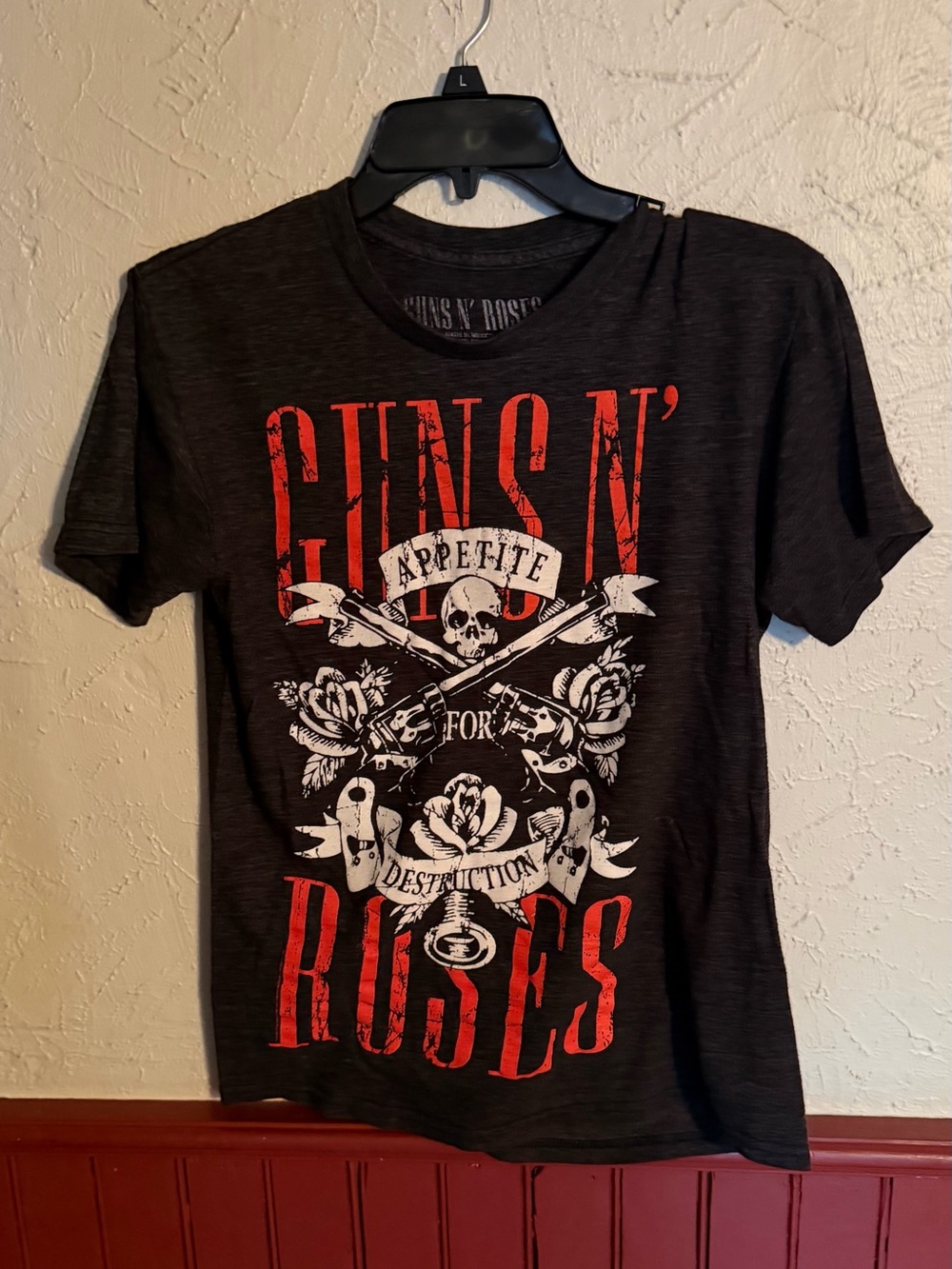 Guns N’ Roses appetite for destruction. Black Graphic Men's Short Sleeve T Shirt